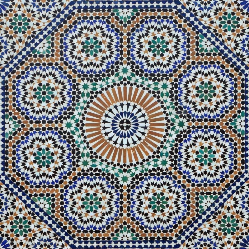 coral mosaic