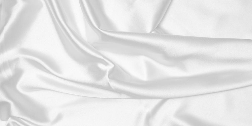 white silk fabric