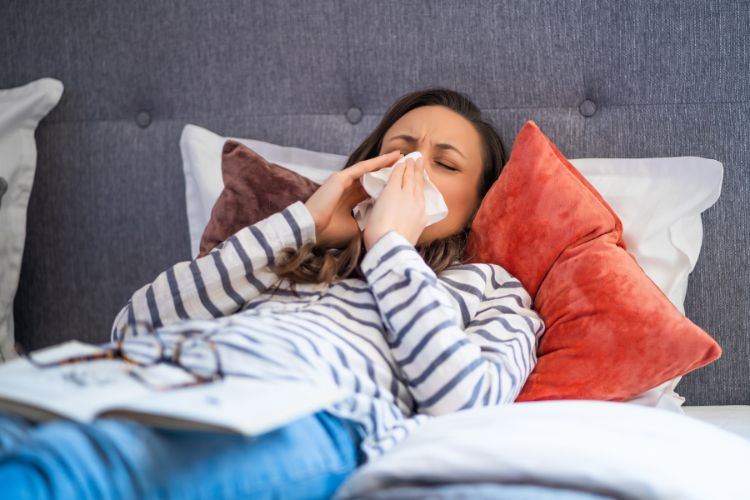 bedding materials could cause allergies