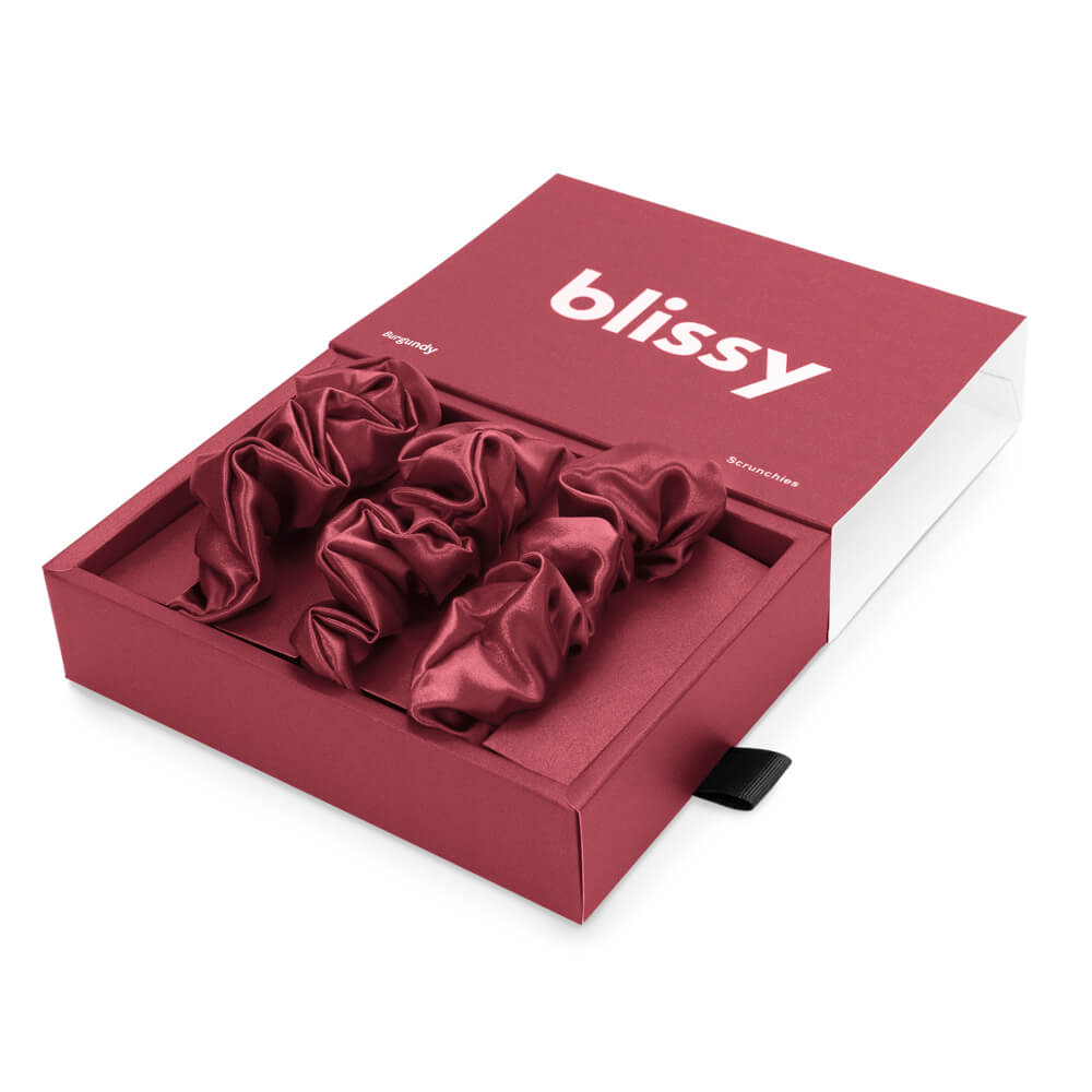 Image of Blissy Scrunchies - Burgundy