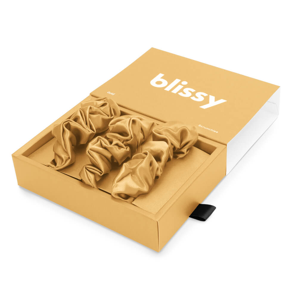 Image of Blissy Scrunchies - Gold