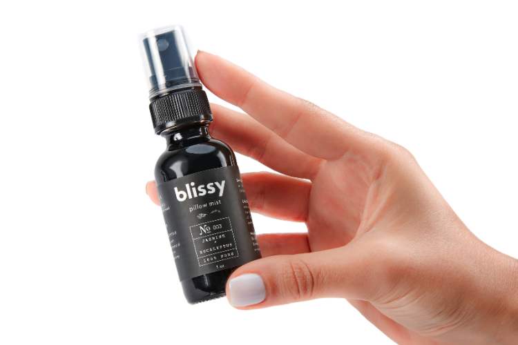 get a better night's sleep with blissy pillow mist