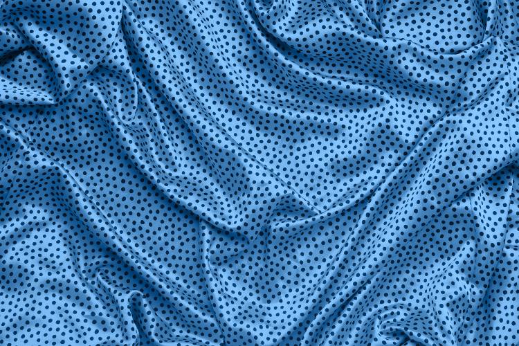 polyester polk-a-dot fabric