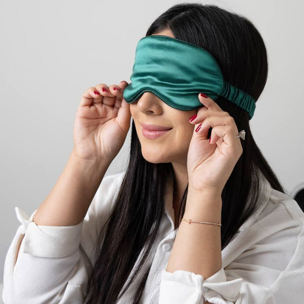 emerald sleep mask blissy