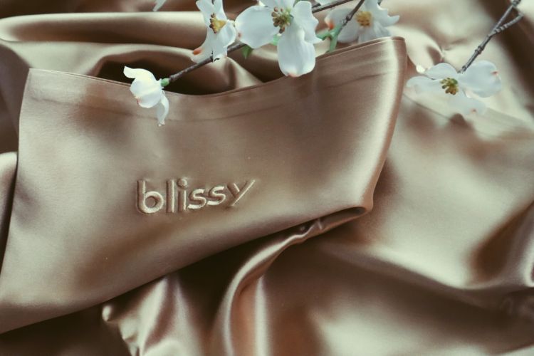 blissy metallic pillow