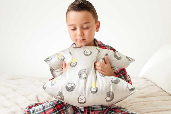 blissy junior hedgehog pillowcase