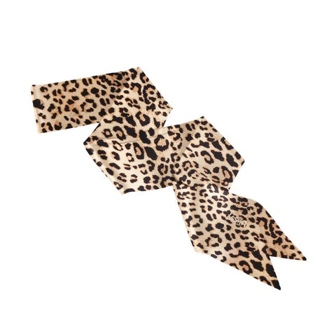 leopard hair ribbon