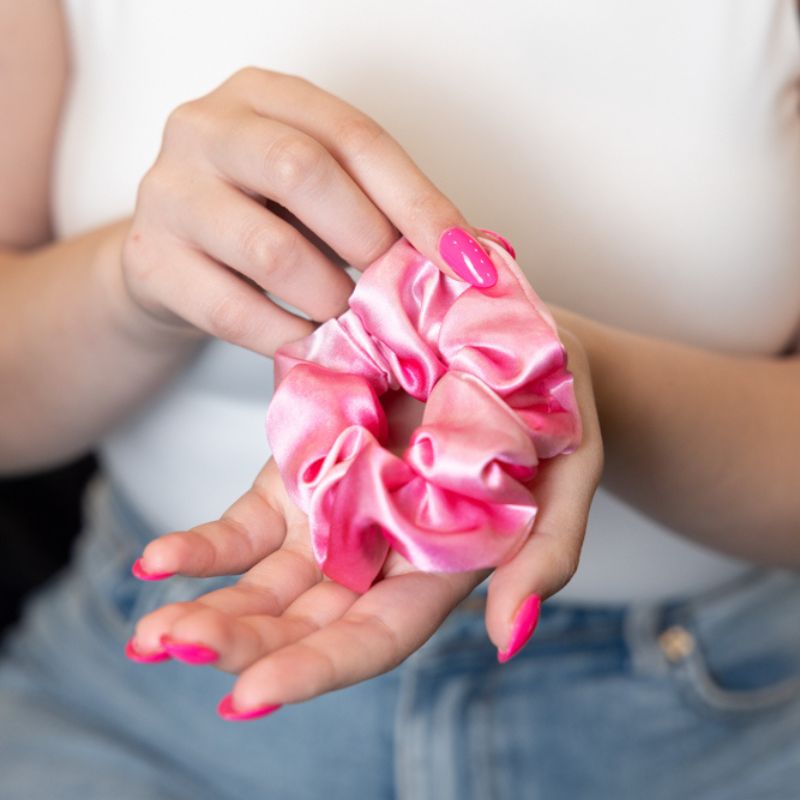 scrunchies are the perfect products for girls' trip gifts