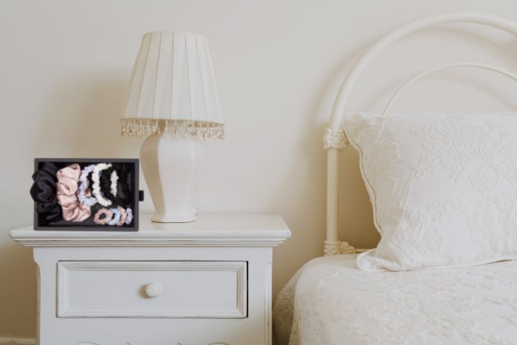 bedside table scrunchie set