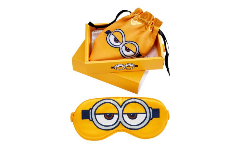 eye mask for sleeping with cute pattern and bag