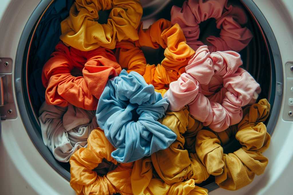 the simple answer to washing cotton scrunchies