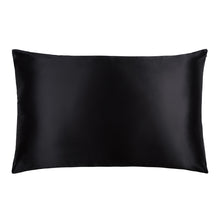 Blissy 100% Mulberry 22-Momme Silk Pillowcase - Black - Queen
