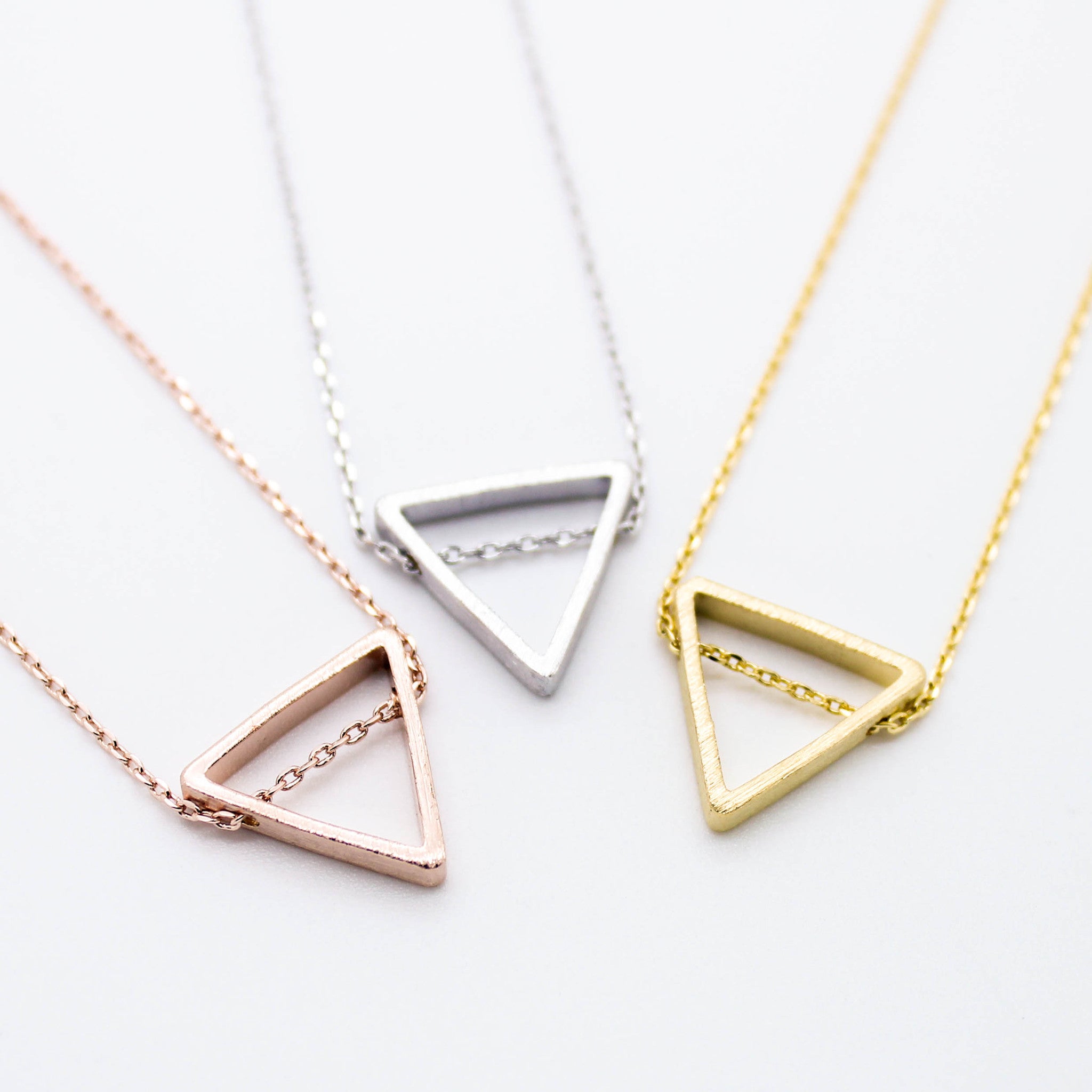 Triangle necklace