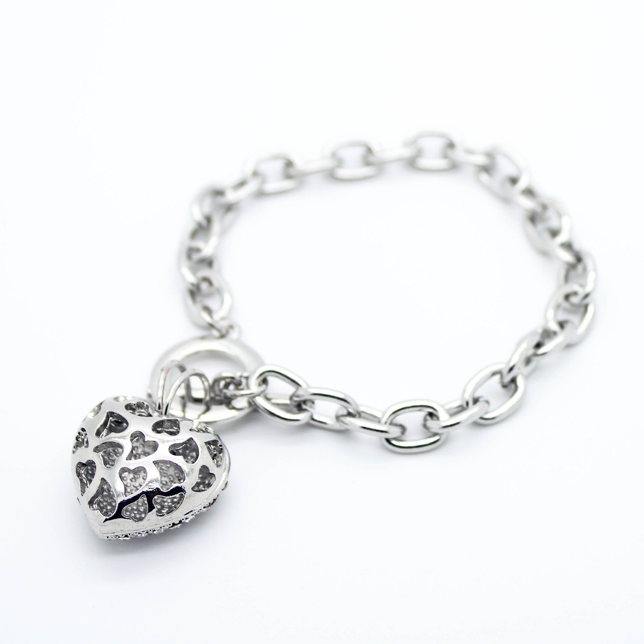 Heart charm bracelet - Imsmistyle