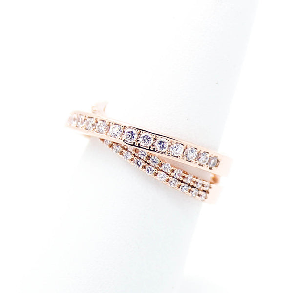 Crossed lines ring - Imsmistyle