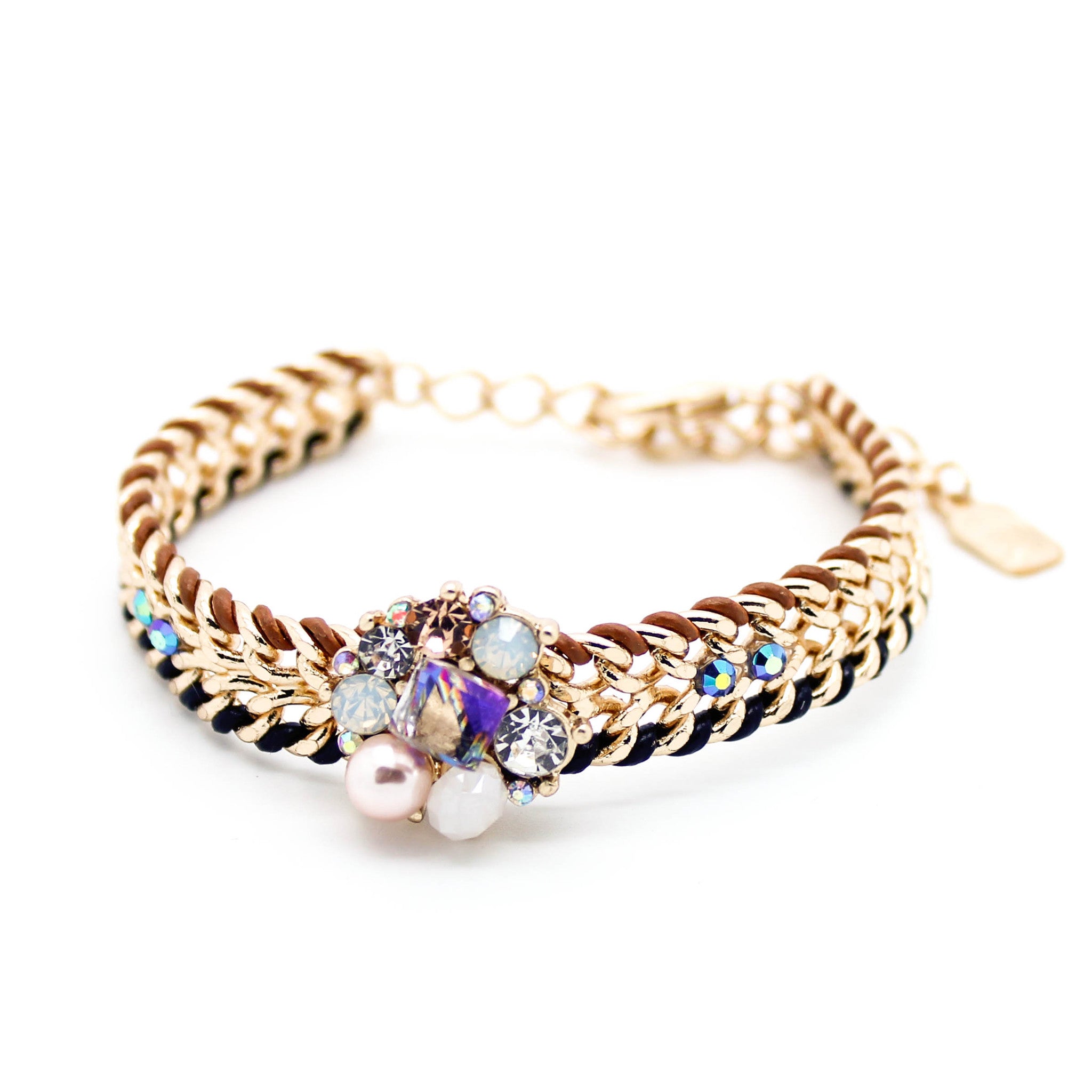 Gem chain bracelet