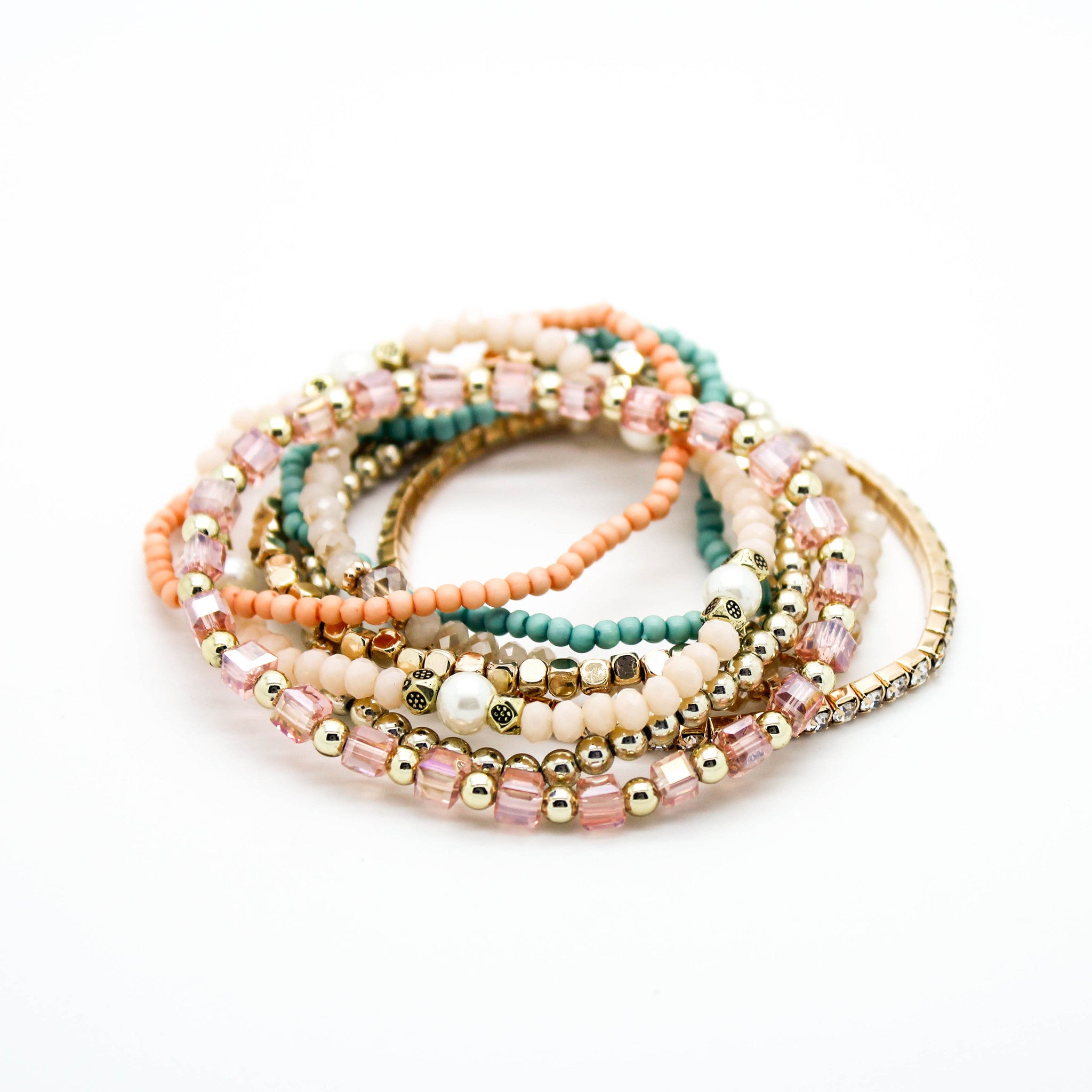 Multi stack beads bracelet - Imsmistyle