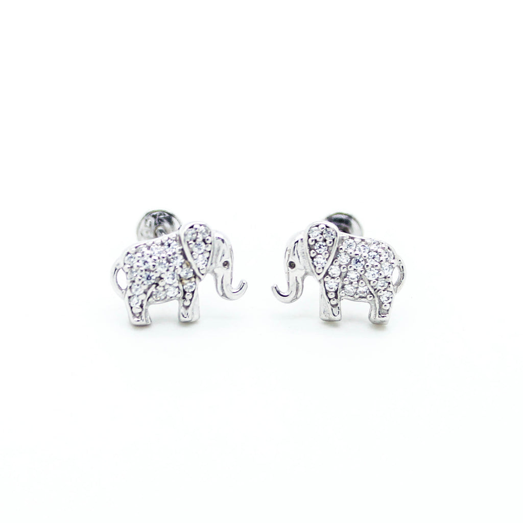 Elephant sterling silver earrings - Imsmistyle