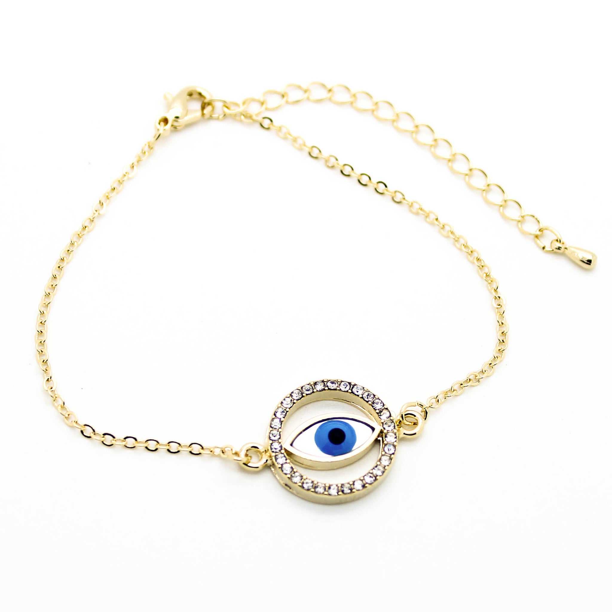 Evil eye chain bracelet