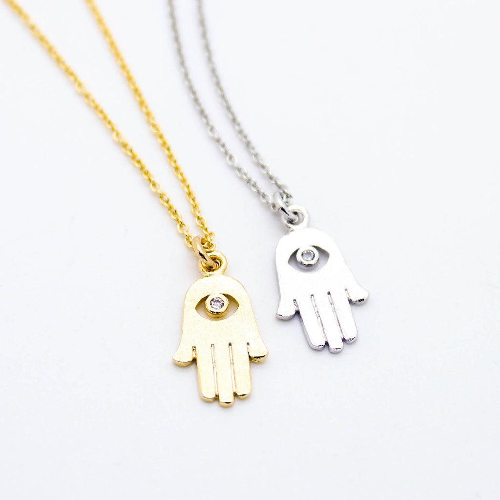 Hamsa eye necklace - Imsmistyle