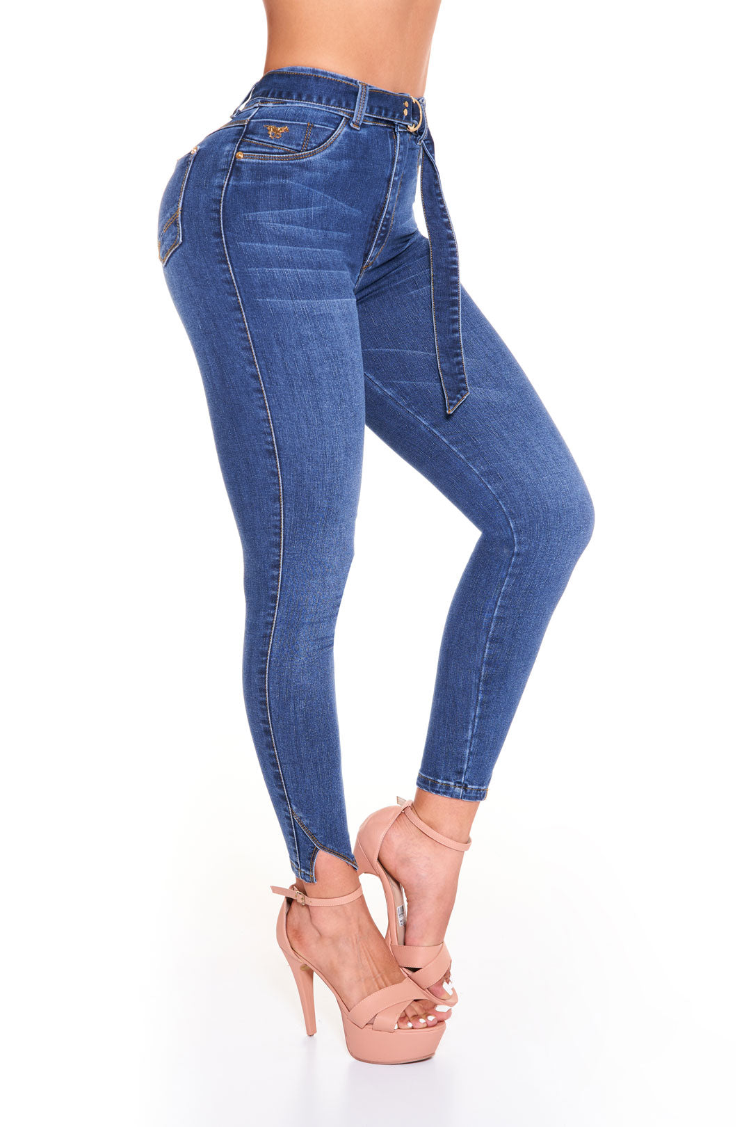 Jeans CP Levanta Cola Azul 6542  Jeans colombianos levanta cola