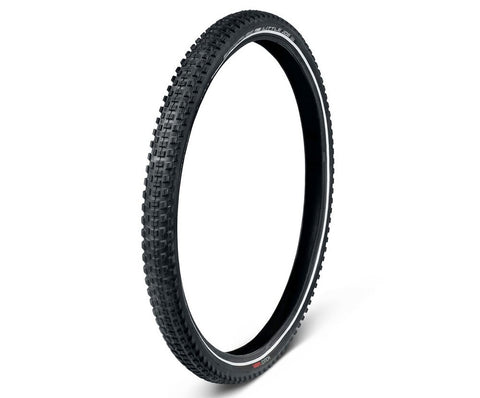 Schwalbe Little Joe 'Woom Edition' tyres with K-Guard and reflective stripe.
