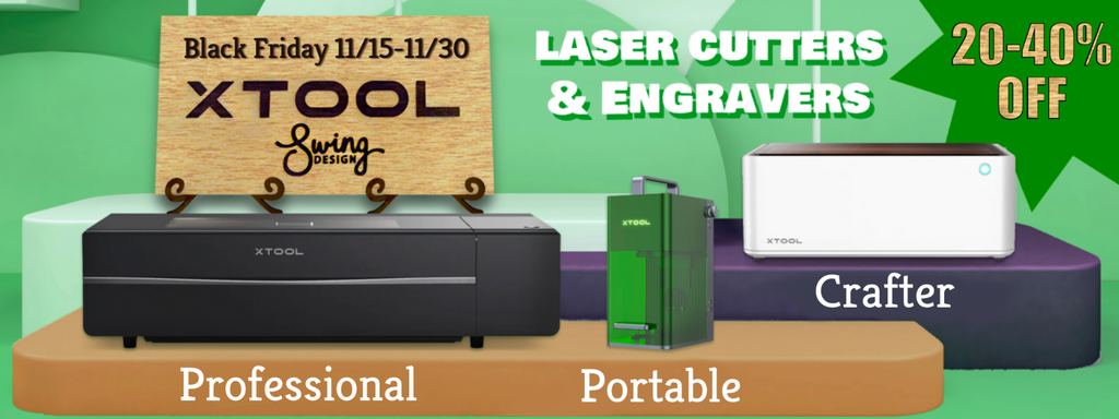 xTool F1 Portable Laser Engraver and Laser Cutter with Slide Extension Bundle