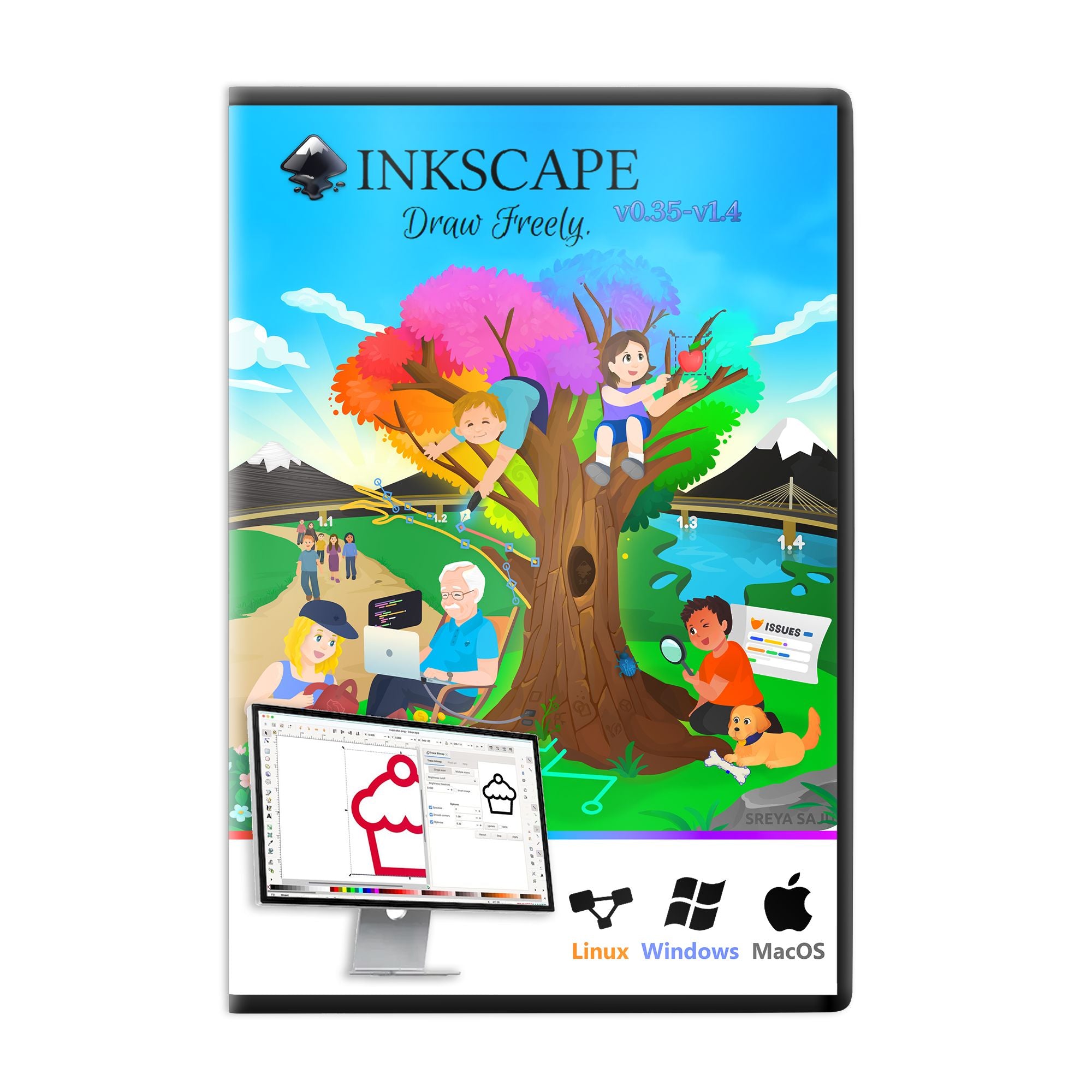 Inkscape Graphics Editor, Drawing, File Conversion Software - Free | Mac & PC