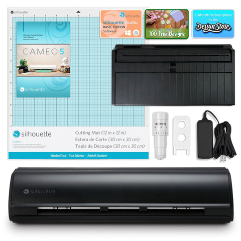 Silhouette Black Cameo 4 w/ Updated Autoblade, 3x Speed, Roll