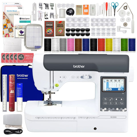 Brother SE600 Sewing & Embroidery Machine w/ 4