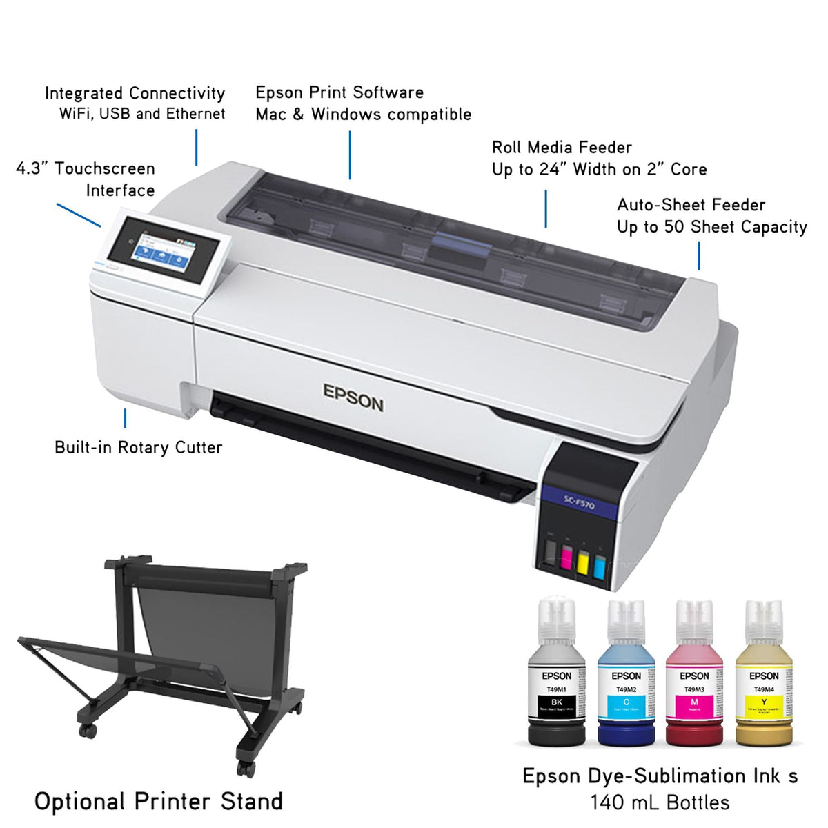 Epson F570 Pro Dye Sublimation Printers Swing Design 0886