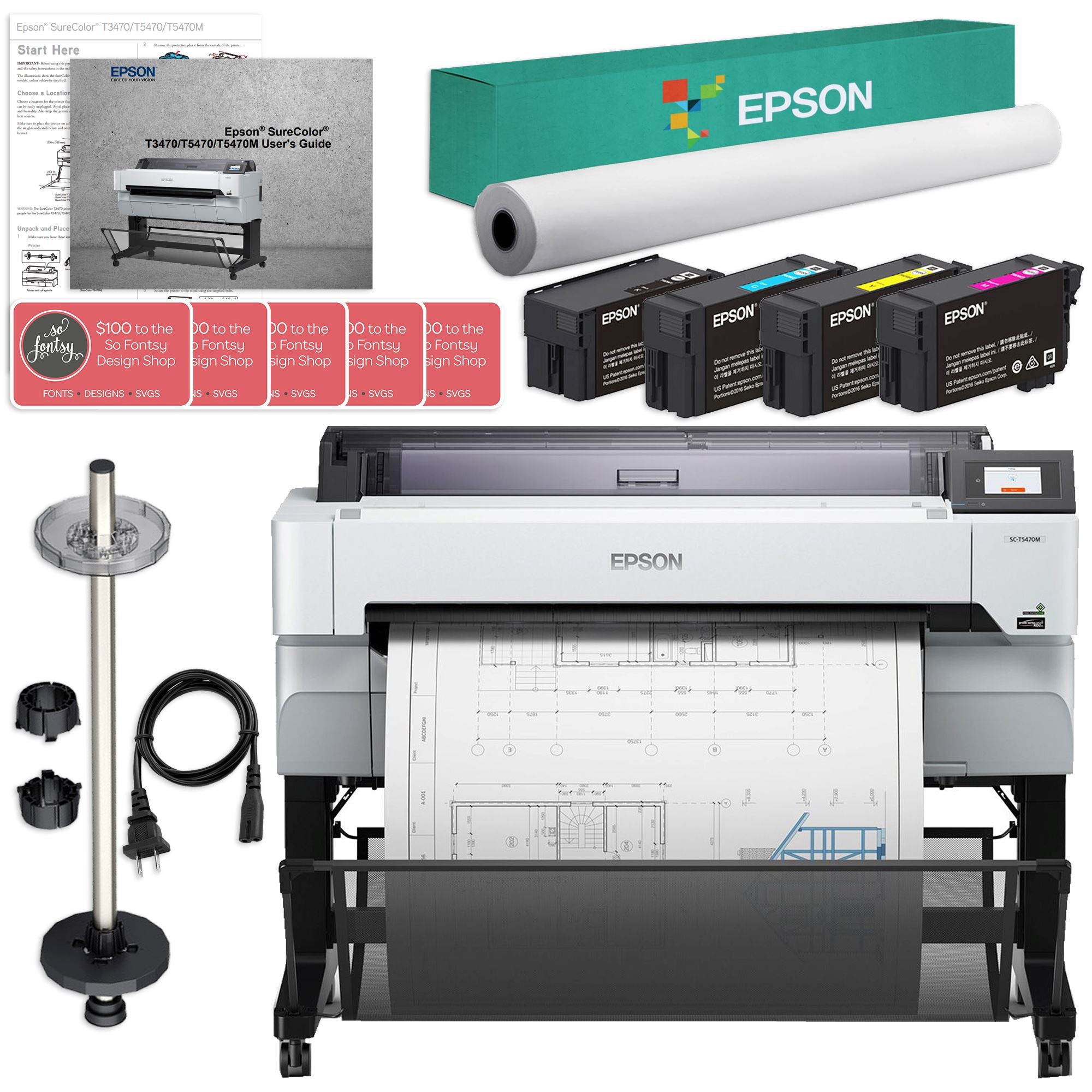 Epson T5470 Printer, Scanner & Sale |