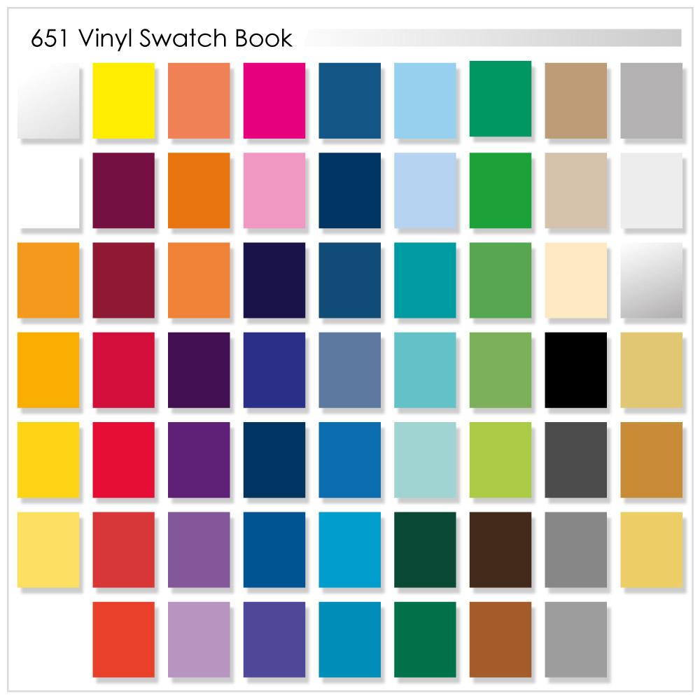 oracal 651 color chart with numbers