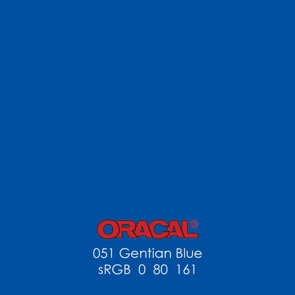 Oracal 651 Glossy Vinyl Sheets- Gentian Blue | Swing Design