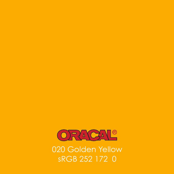 Outdoor Vinyl Oracal 651 - Golden Yellow | Swing Design