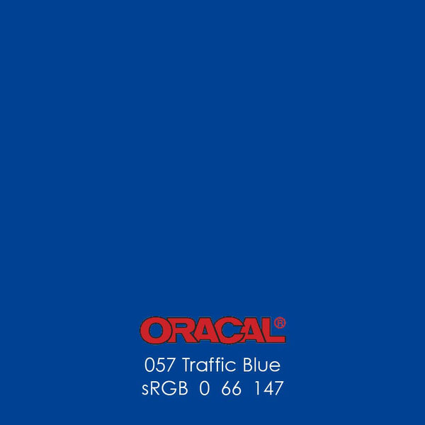 Oracal 651 Adhesive Vinyl - Traffic Blue | Swing Design