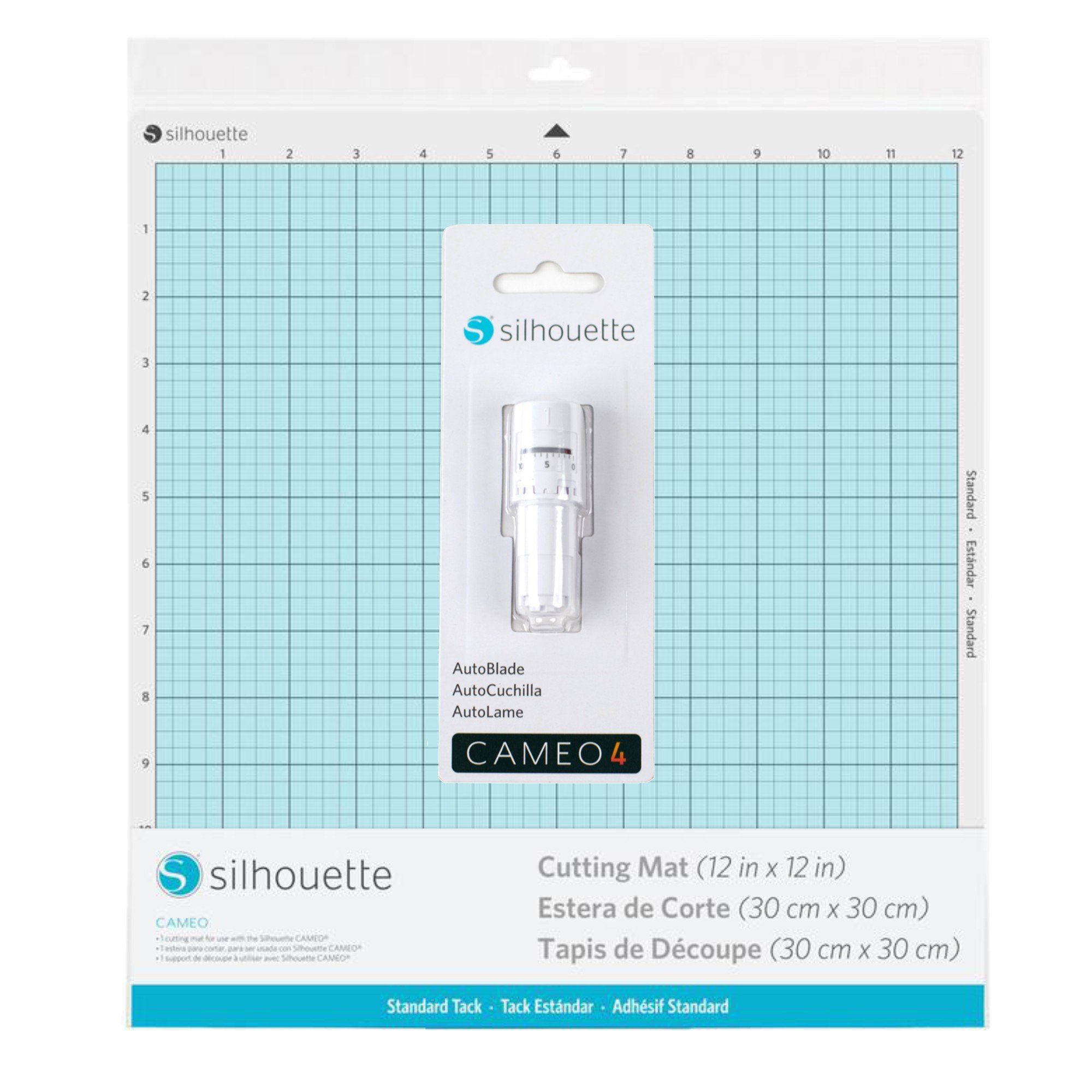 Silhouette Cameo Autoblade & 12" x 12" Cutting Mat Combo Pack