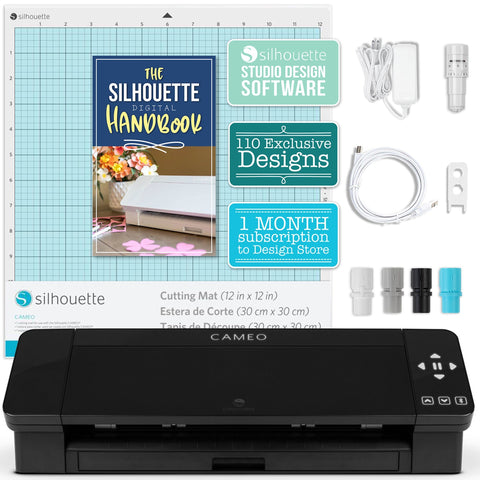 Silhouette White Cameo 4 Pro - 24 Electronic Vinyl & HTV Cutter