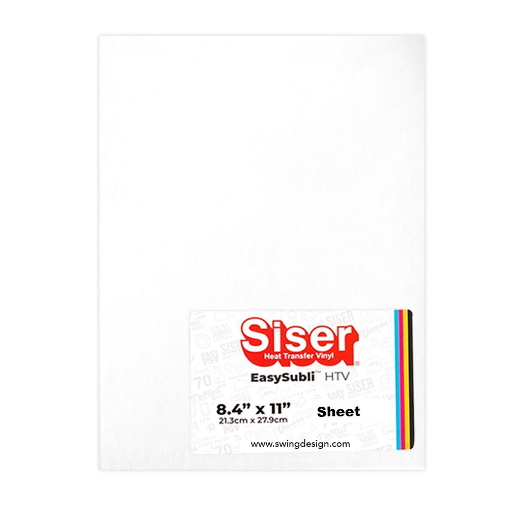 siser easysubli sublimation heat transfer sheets swing design