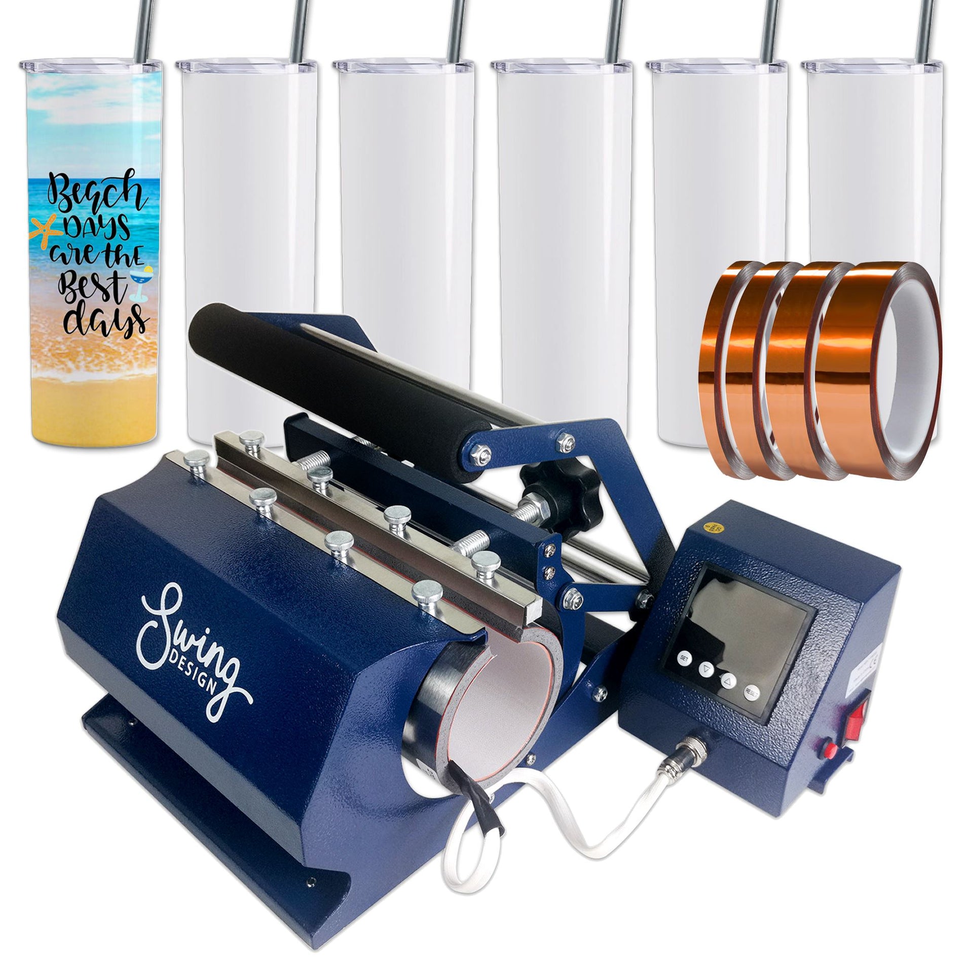 20oz & 30oz Tumbler Heat Press Bundles Swing Design