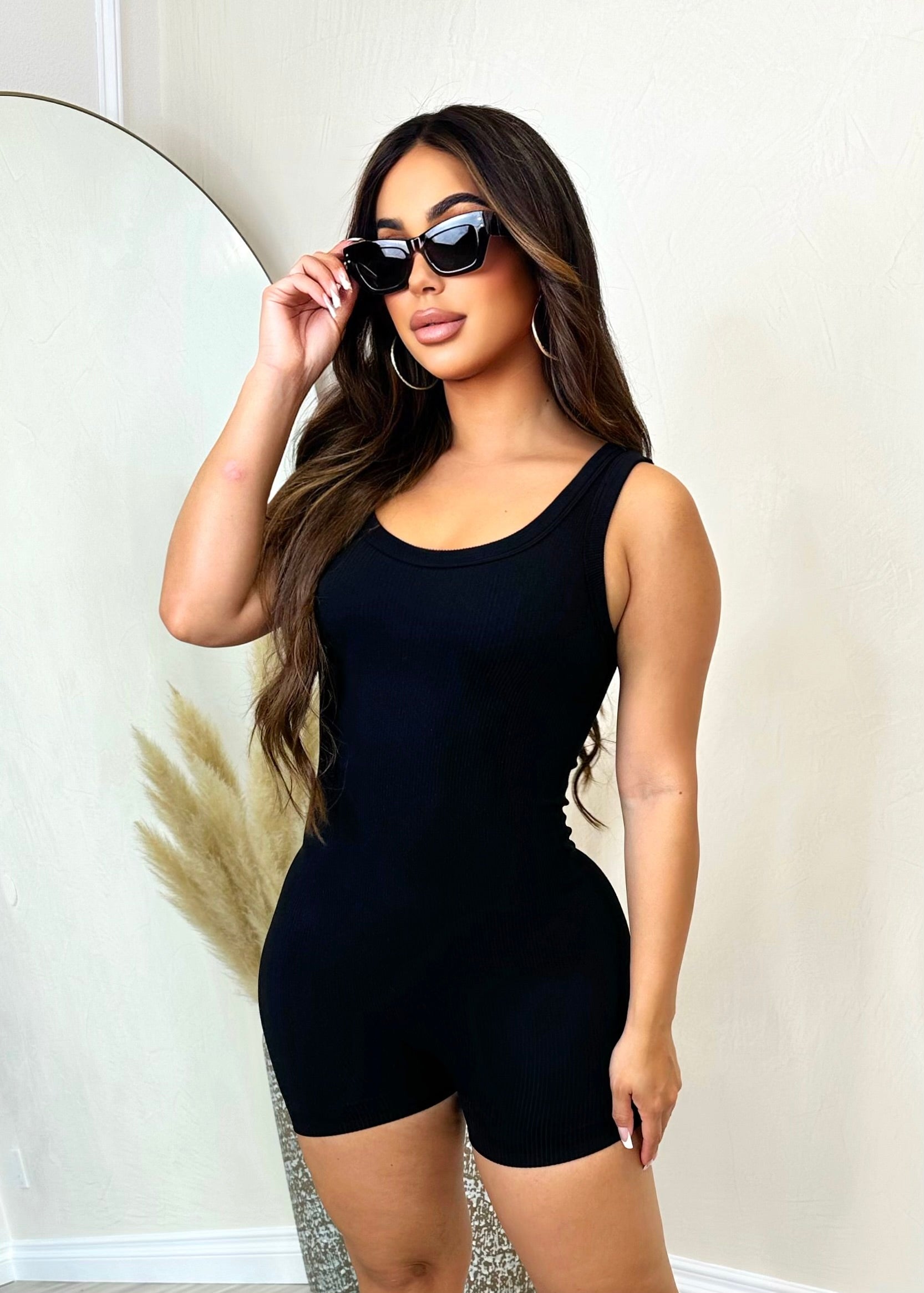 A Better Basic Romper Black