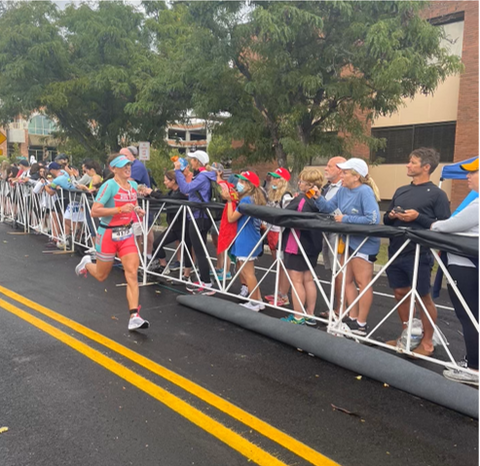 Finish Line of Ironman 70.3 St. George