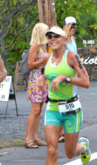 Laura running in kona