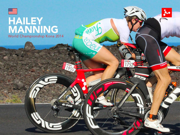 Hailey Manning on bike