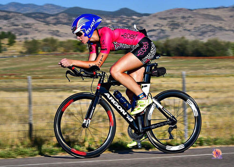 An Ambassador for women's triathlon clothing brand Coeur Sports