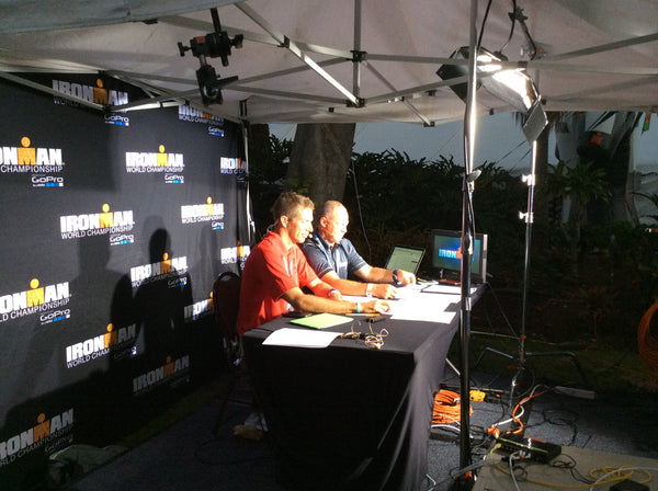 Broadcasters at Ironman Hawaii