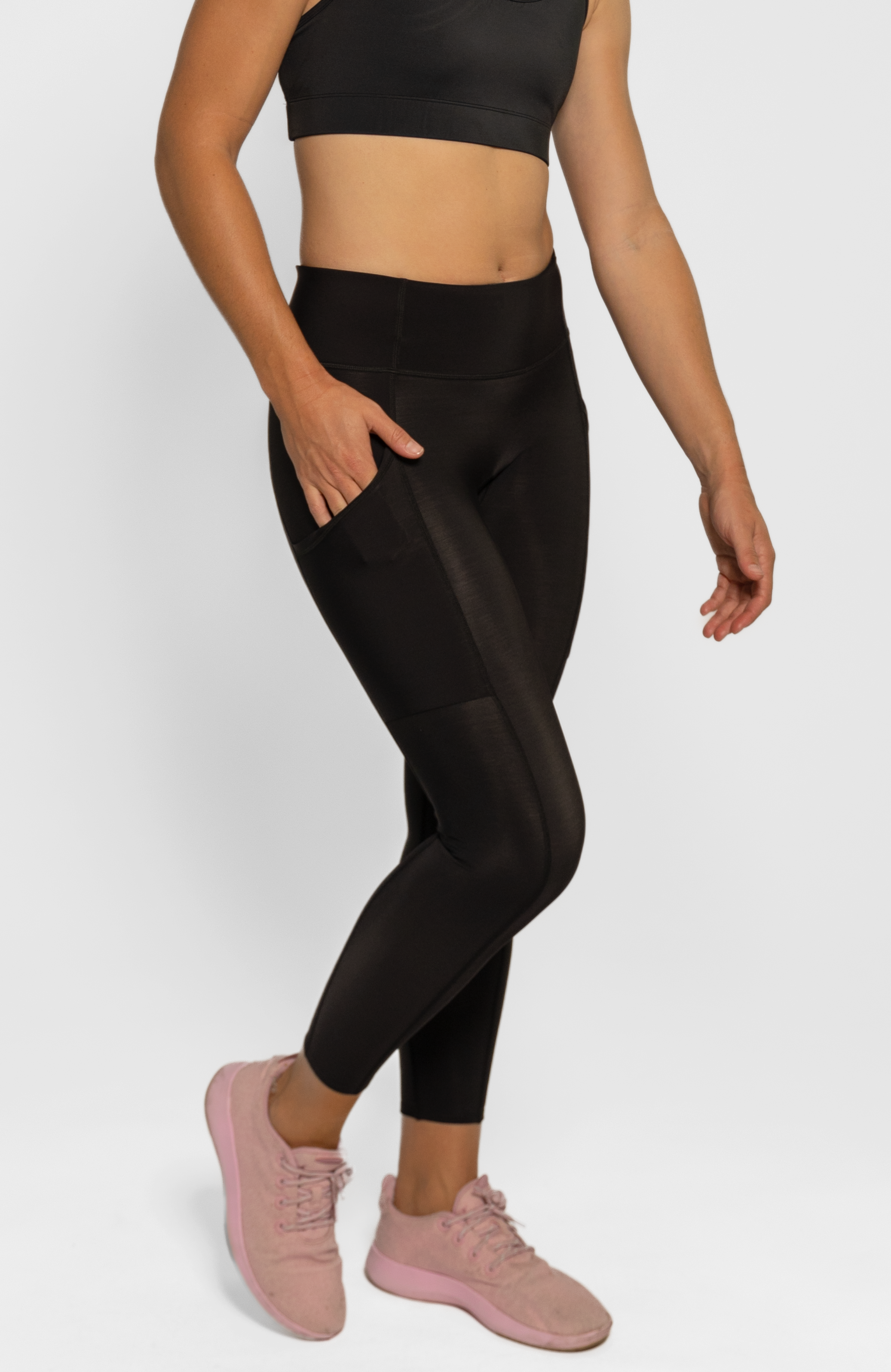 Momentum DriLayer Thermal Running Tight  Running tights, Running tights  women, Black running tights