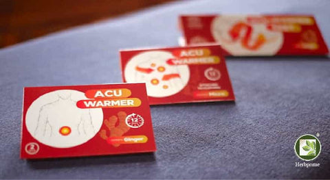 Herbprime’s Acu-warmers are herbal pastes consisting of ingredients with warming and dispersing properties, such as moxa or ginger