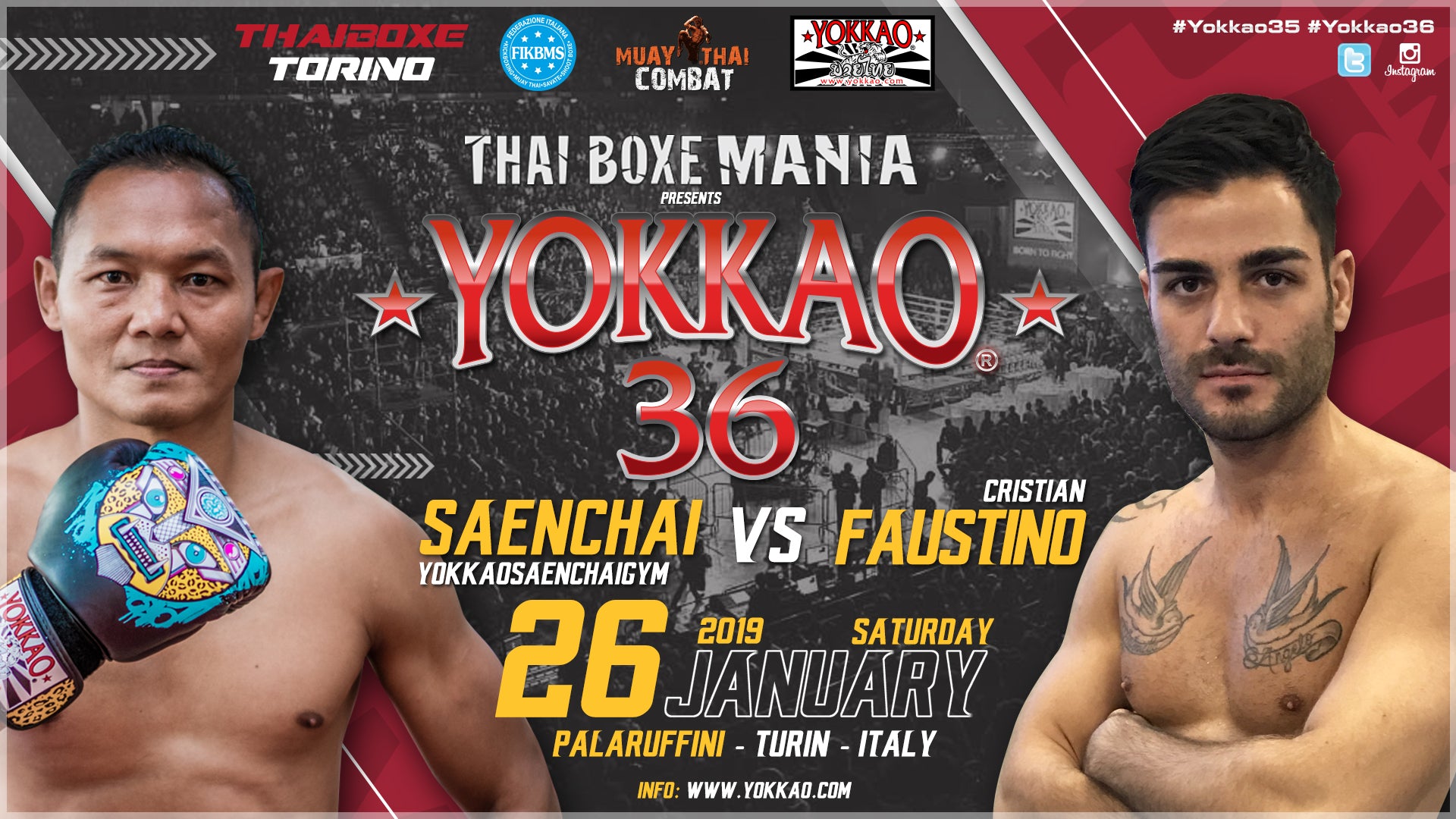 YOKKAO 36 Main Event: Saenchai vs Cristian Faustino