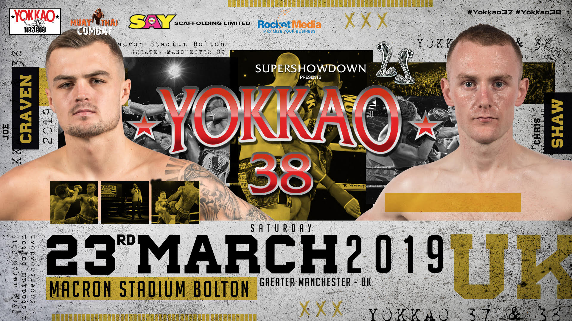 YOKKAO 38: Joe Craven vs Chris Shaw